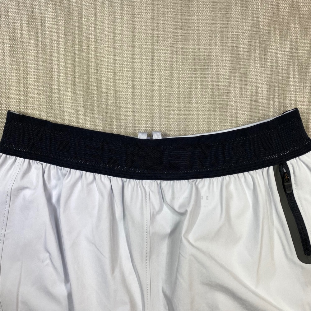 Under Armour Mens Stretch Woven White Training Unlined Shorts Fitted Size Medium - Picture 7 of 9